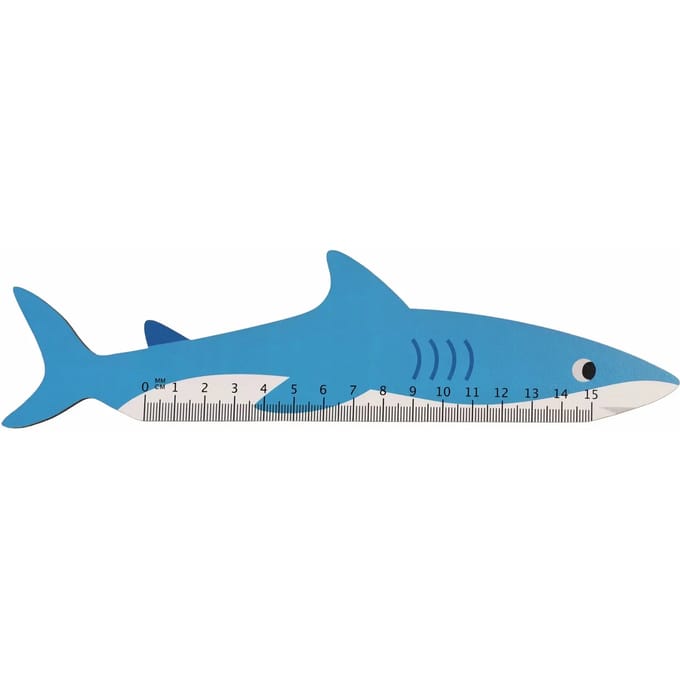 Houten liniaal voor kinderen Rex London Requin