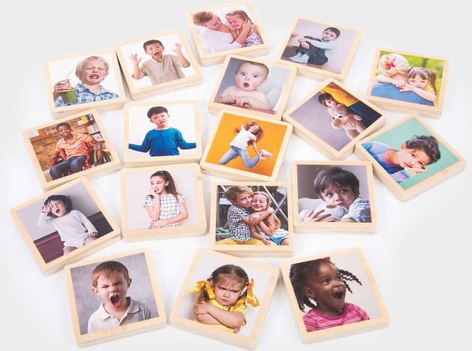 Houten tegels mijn emoties - Tickit - vanaf 0 maanden