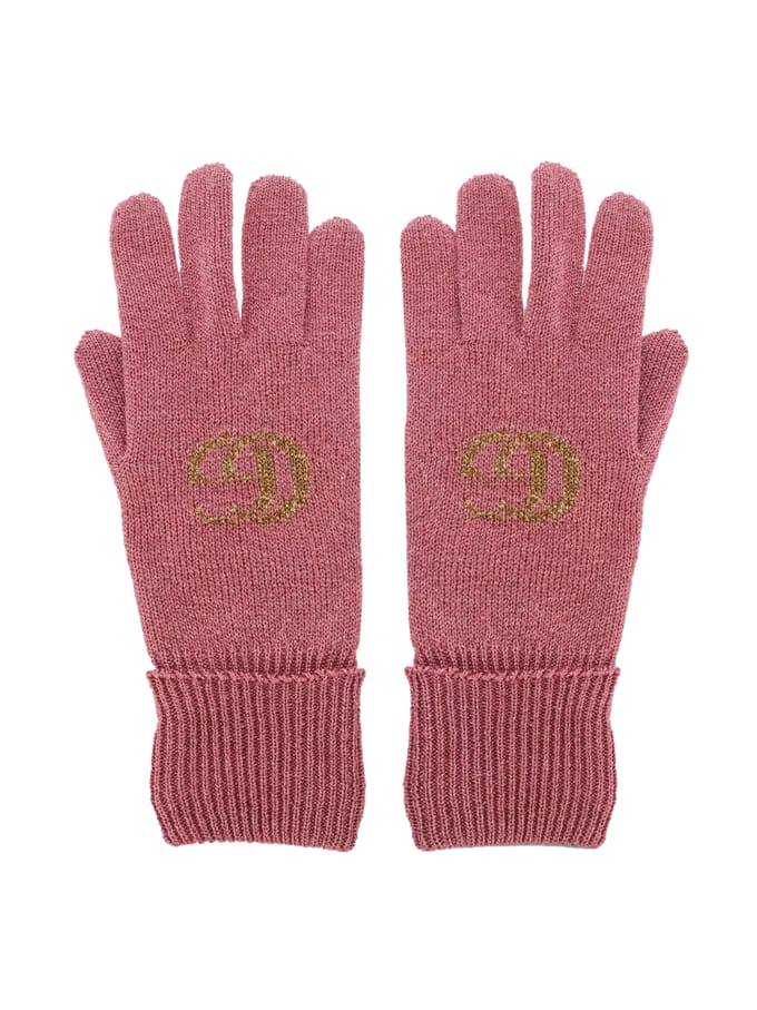 GG Monogram Lurex-handschoenen