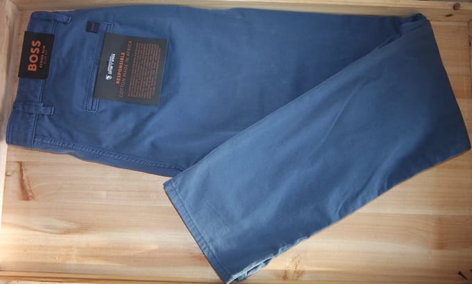 Hugo Boss Orange Chino Slim Fit - Blauw - Maat 31-34