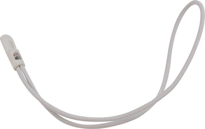 Afdekzeilwinkel - Spanner kunststof haak 35cm elastiek wit