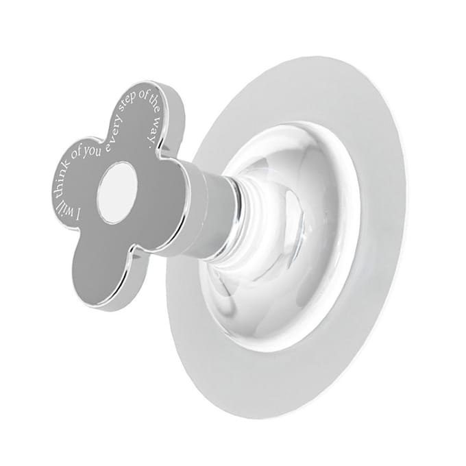 Handvat voor Toiletdeksel Toiletdeksel Lifter Gegalvaniseerd Bloemvorm Zelfklevend Eenvoudig te Gebruiken Toilet Lifter white