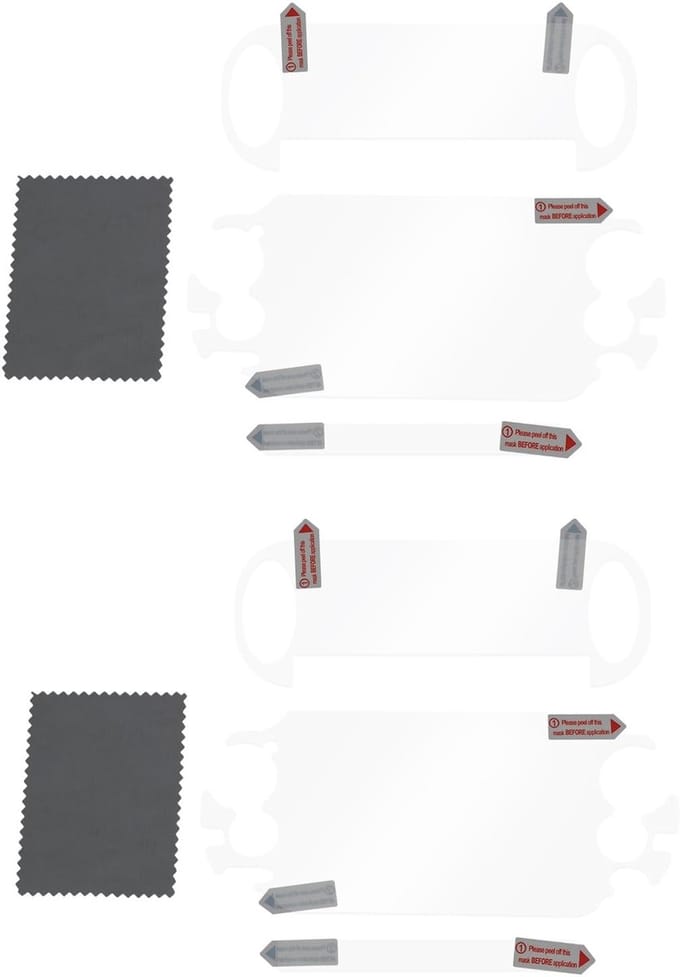 Dailygoods - 2 Sets Voor en Achter Screen Protector Film voor PS Vita
