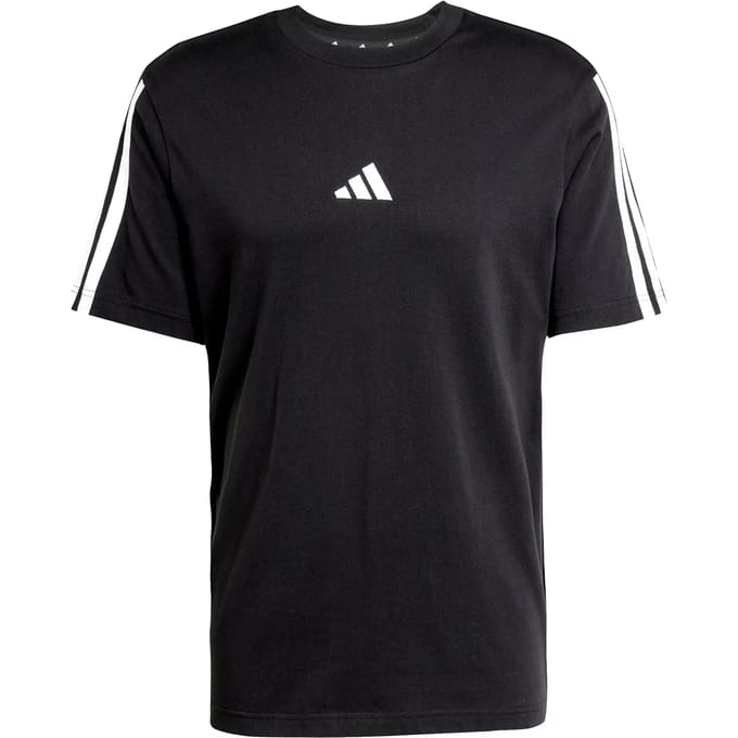 T-shirt van eenvoudige jersey adidas Essentials 3-Stripes