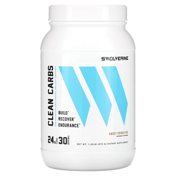 Swolverine, Schone Koolhydraten, Zoete Aardappeltaart, 1,92 pond (870 gr)