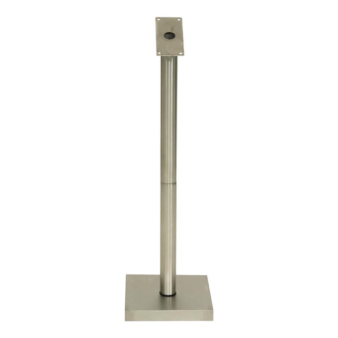 Securit® Kleine Roestvrijstalen Paal En Voet Set 85 cm|7,7 kg