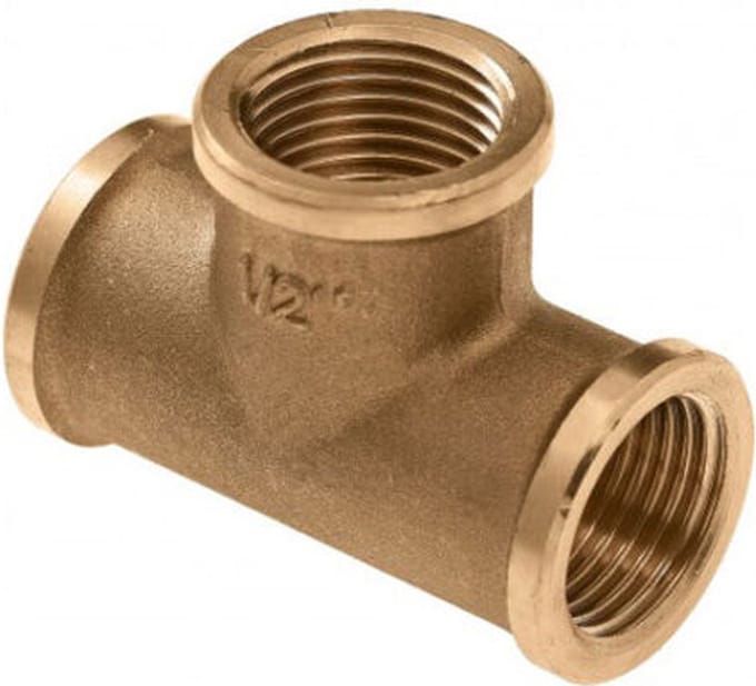 Bonfix Draadfitting T-stuk - verlopend 3/4 x 1/2 x 3/4 - 3 x binnendraad