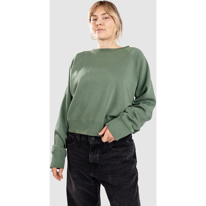 Blue Tomato Washed Out Boxy Sweater groen