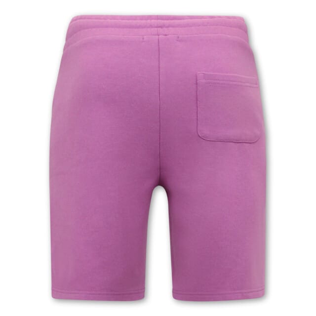Hoodie Heren met Rits - Nette Jogging Shorts Heren - SET - Paars
