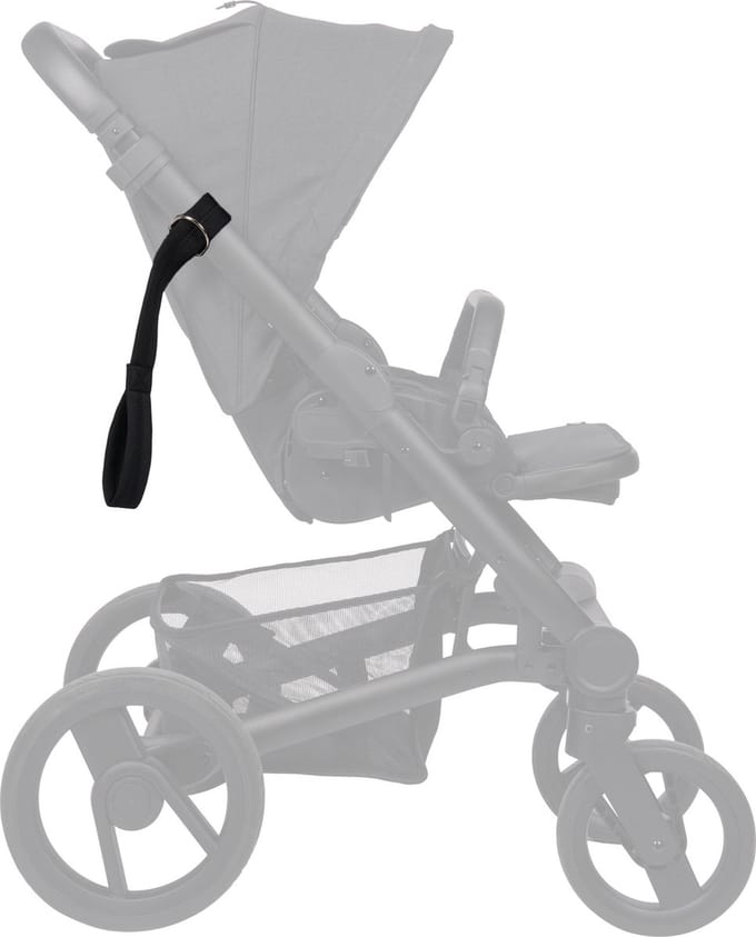 Dooky Walk Along Strap - Mee loop strap voor de kinderwagen of buggy - Zwart