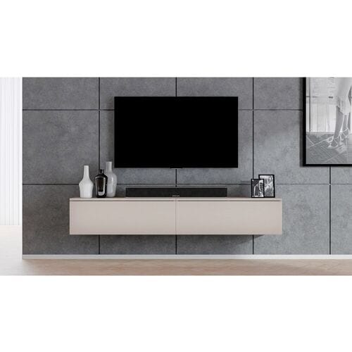 AX LIVING Design TV-meubel Loriano 2x100 cm kasjmier beige