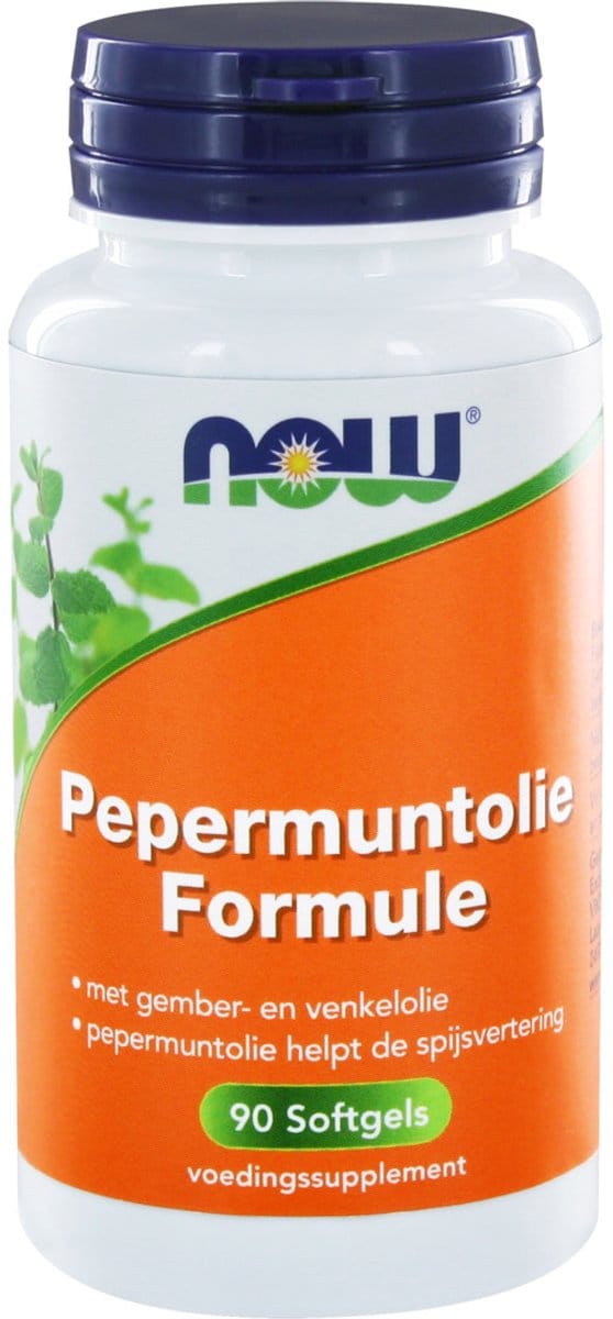 Now - Pepermuntolie Formule (90 softgels)