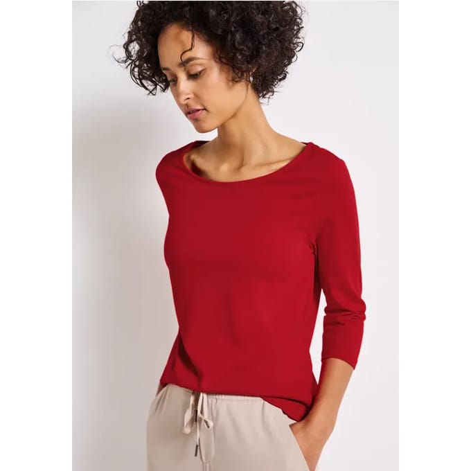 Shirt met boothals