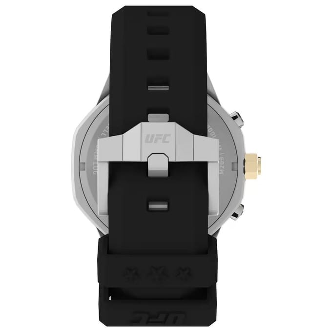 Timex UFC King Chrono TW2V99200 Horloge - Siliconen - Zwart - Ø 45 mm