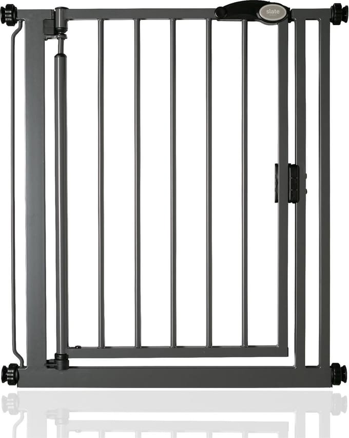 Safetots Self Closing Klemhek, Traphekje 68,5cm - 75cm, Grijs
