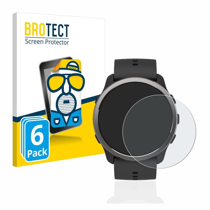 BROTECT - Screenprotector voor Suunto 5 Peak - Folie Beschermfolie matte 6 Stuks