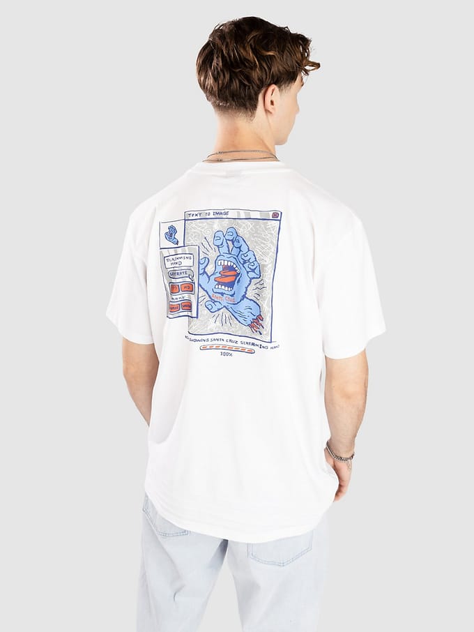 Santa Cruz Artificial Hand T-Shirt zwart