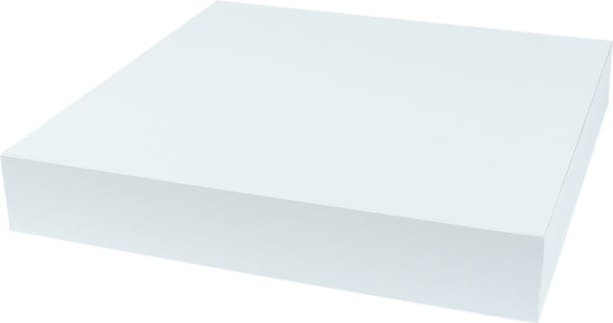 Wovar Zwevende Wandplank 24 x 24 cm Wit | Per Stuk