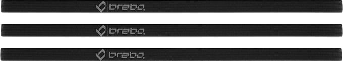 Brabo - BA7011C Hair Elastic 10mm (3pcs) Black - Black - Unisex - Maat