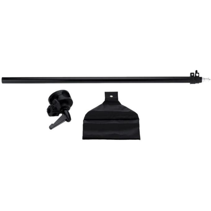 Fotostudio Bovenarm Top Lichtstatief 75-138cm voor Softbox Licht black
