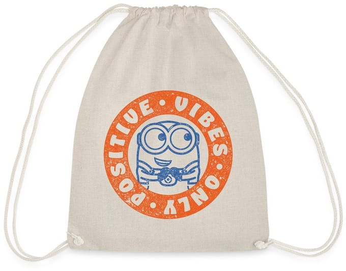 Minions Bob Positive Vibes Gymtas