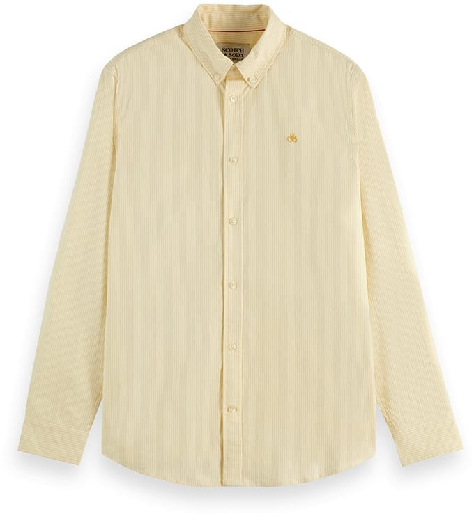 Scotch & Soda Seasonal Core Striped Oxford Regular-Fit Shirt