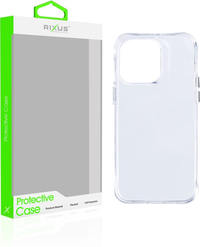 Beschermende Case Geschikt voor iPhone 15 Pro Max - Slanke Backcover - Anti-shock - Transparant