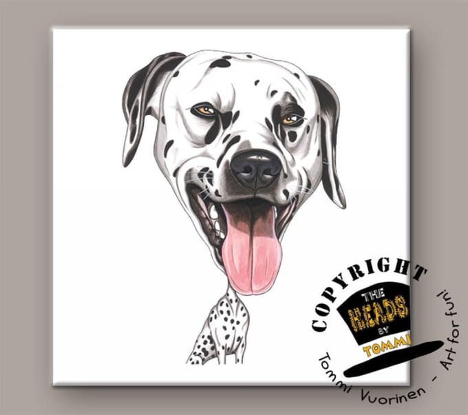 Tegel Hond Dalmatier