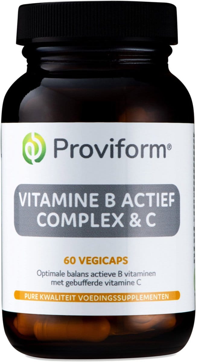 Proviform Vitamine B actief complex & C 60 Vegetarische capsules