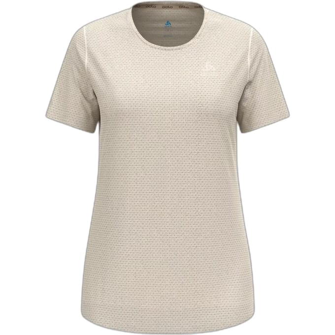 Odlo Crew Active 365 Linencool T-shirt Met Korte Mouwen Beige L Vrouw