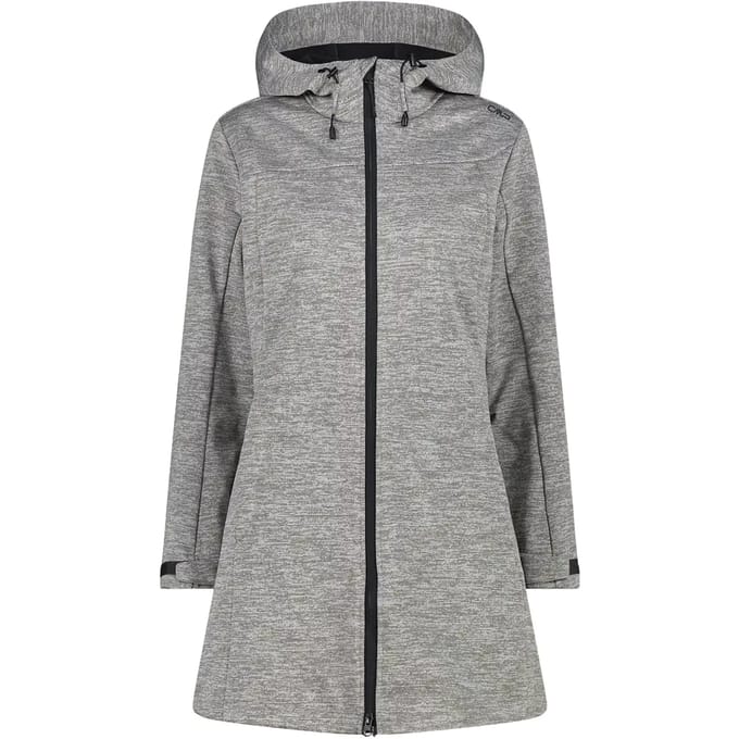 Vrouwelijke softshell hoodie jas CMP