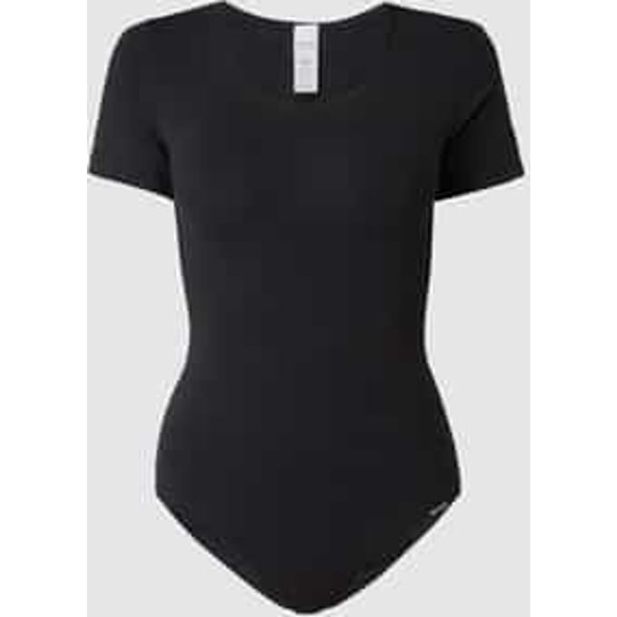 Slim fit body met logopatch