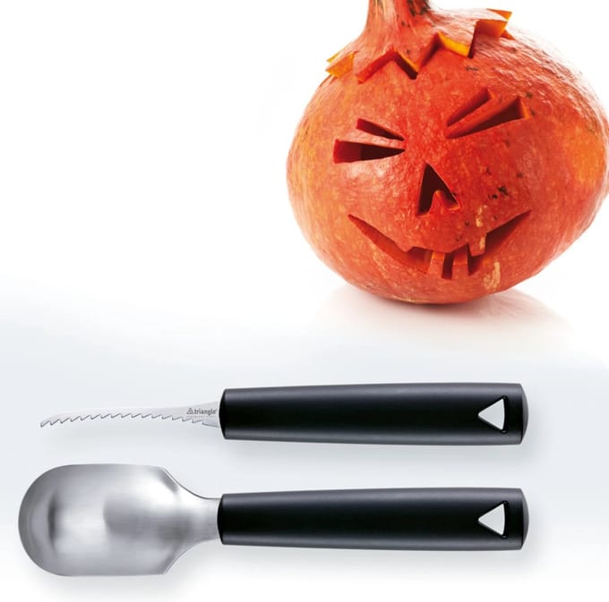 Triangle 2-Delige Pompoen Carve Set – RVS & Vaatwasserbestendig