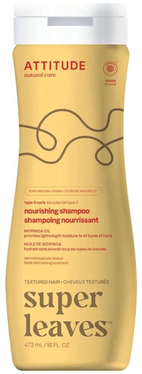 Attitude - Super Leaves Shampoo Curl Nourishing Type 3 - 473ml