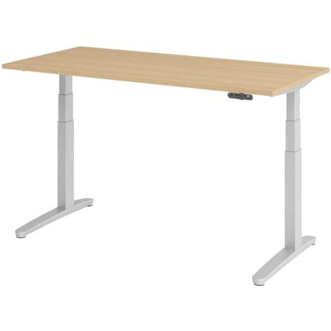 XBHM 16 SS | Bureau - 160 x 80 Eiken Tafelhoogte I Elektrisch in hoogte verstelbaar