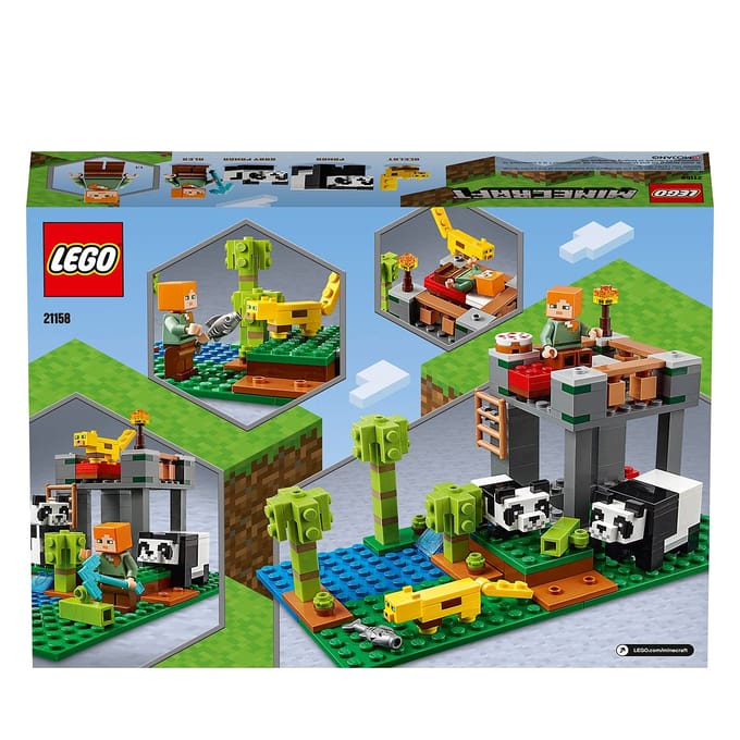 LEGO Minecraft Het pandaverblijf 21158
