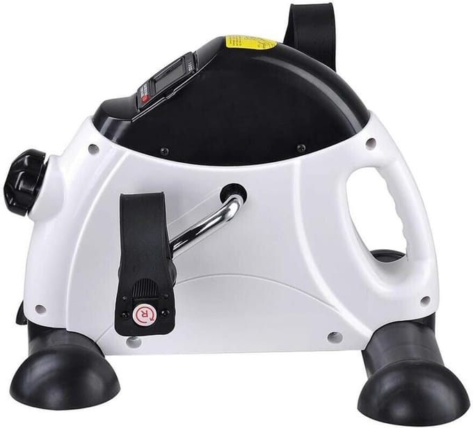 Stepper Machine - Kleine Hometrainer - Thuisconditie Opbouwen - Robuuste Stalen Structuur - Max 120 kg - Wit