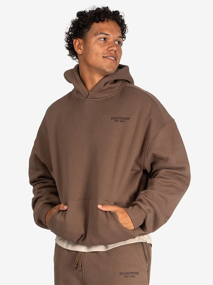 XXL Sportswear Athleisure Hoodie - Mocca Bruin M