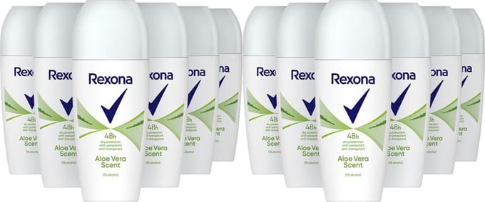 Rexona Deo Roller 48H Aloë Vera Fresh  JUMBOPAK - 12 x 50 ml