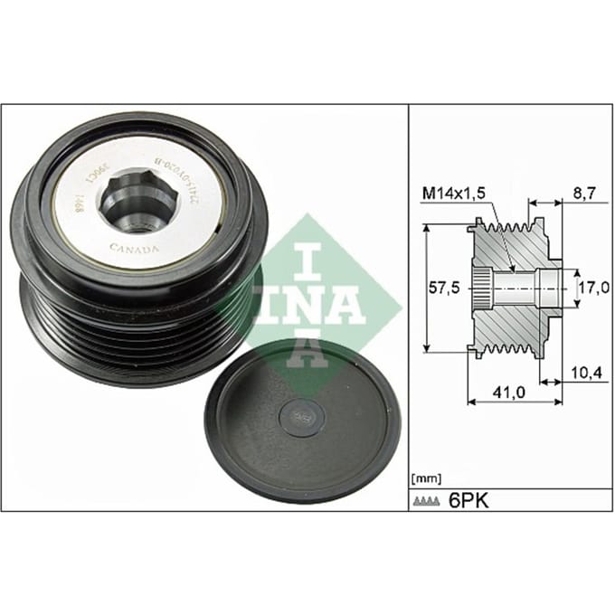 Schaeffler Ina Generator vrijloop INA 535 0282 10