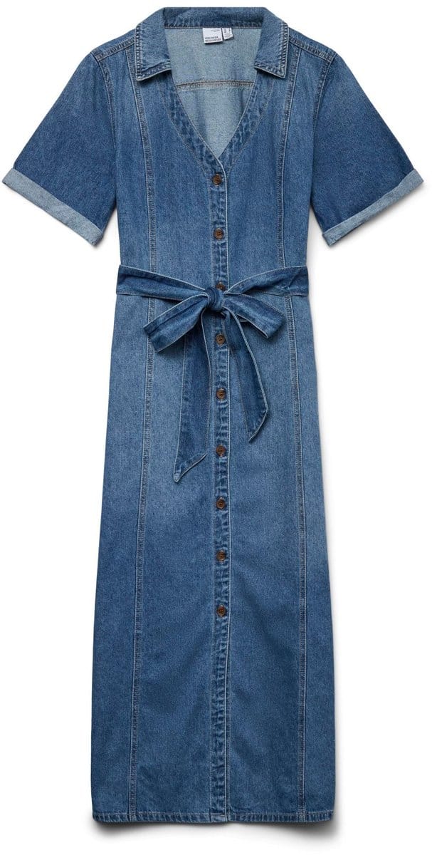 Vero Moda Denim jurk VMTRYLLA Midi-jurk