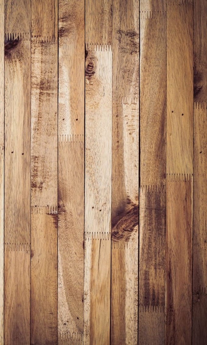 Fotobehang - Timber Wall 150x250cm - Vliesbehang