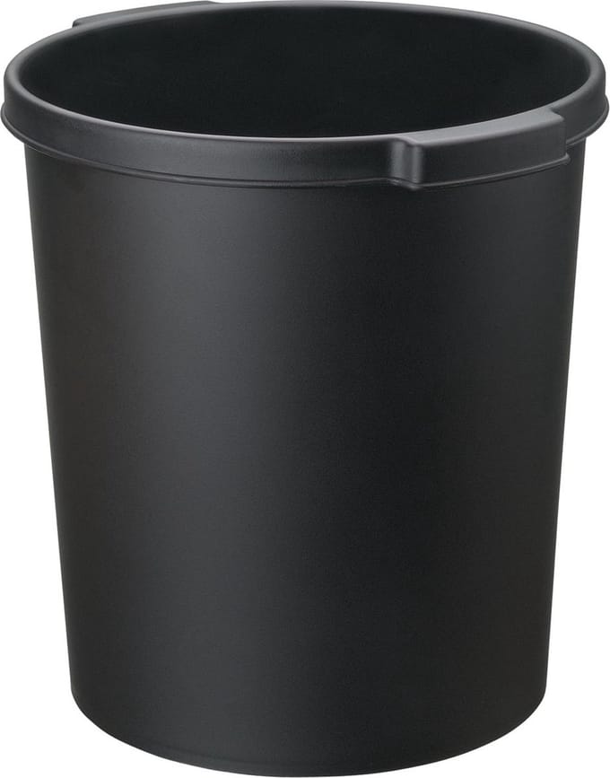 Papierbak djois re-solution 15liter griprand zw | 10 stuks
