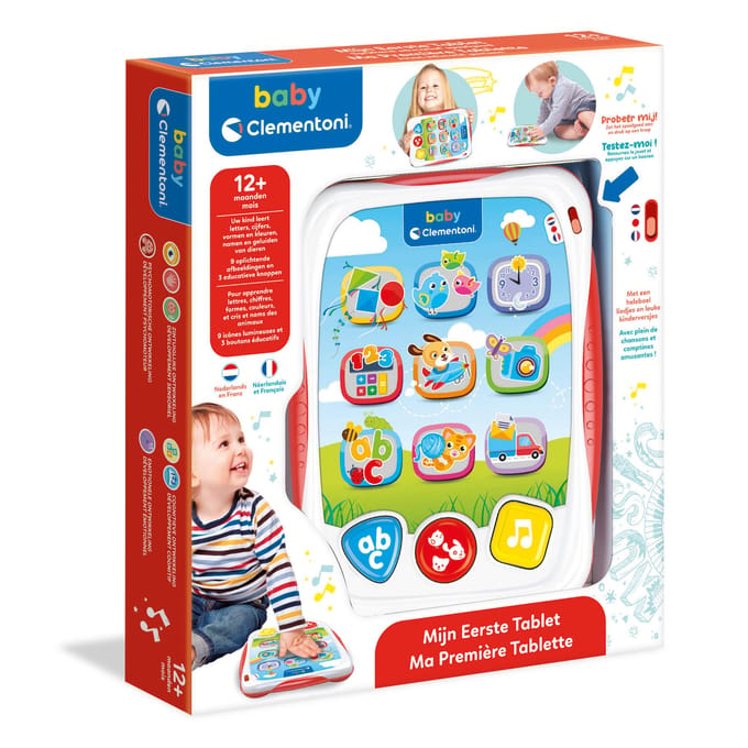 Clementoni - Pratende tablet - Interactief speelgoed - Taalontwikkeling - Vanaf 1 jaar