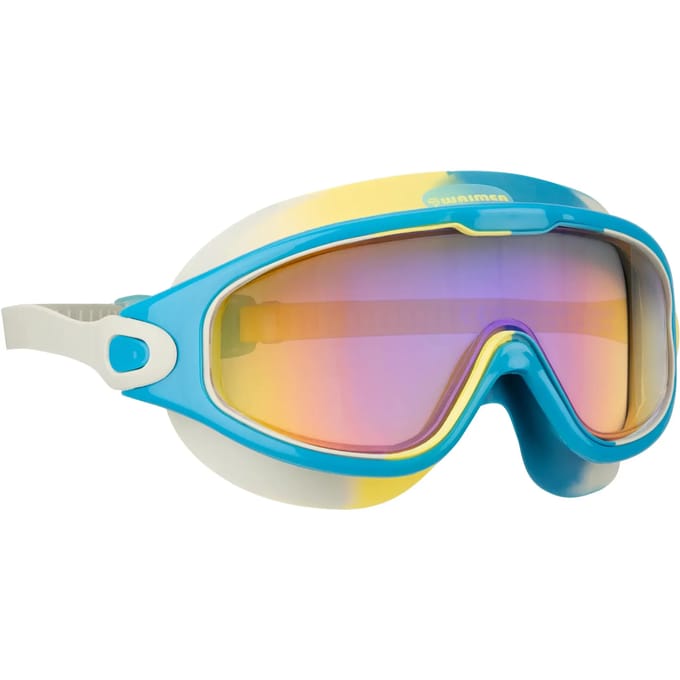 Waimea Zwembril voor Kinderen - Curved - Oliecoating - Multicolor Blauw