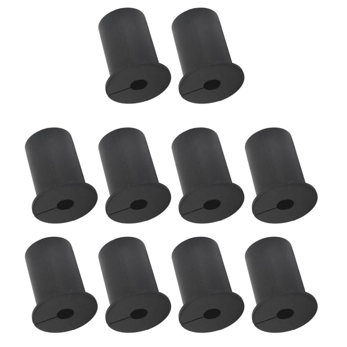 Kit de routage de câble de 1 pouce pour Starlink Passe-par-mur en silicone Bagues de câble Noir noir