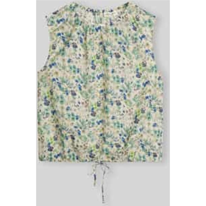 regular fit blousetop van puur katoen