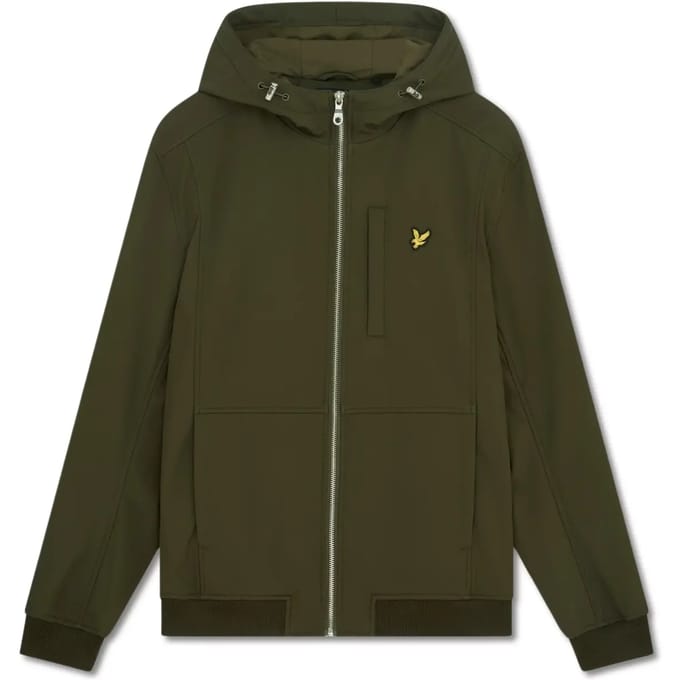 Lyle & Scott - Heren Outdoorjas Softshell Jacket - Groen - Maat M
