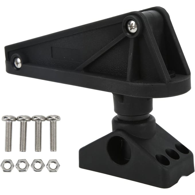 Kit de Verrouillage d'Ancre de Kayak Support de Pont Latéral Système de Libération de Verrouillage d'Ancre pour Planche de Surf Bateau black