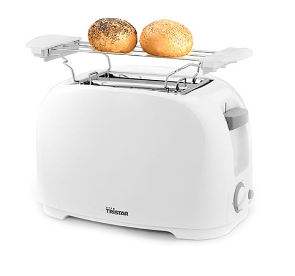 Tristar BR-1013 Broodrooster Met broodrekje Wit